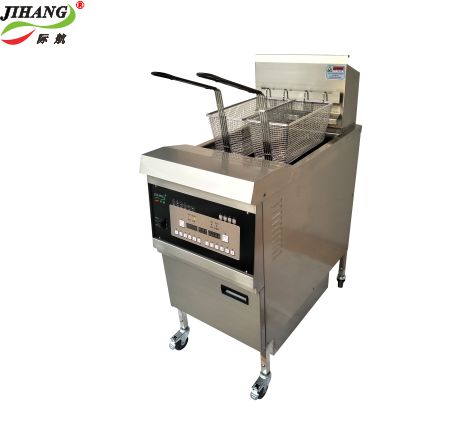 燃?xì)馐絾胃纂p篩 炸爐(帶油泵）